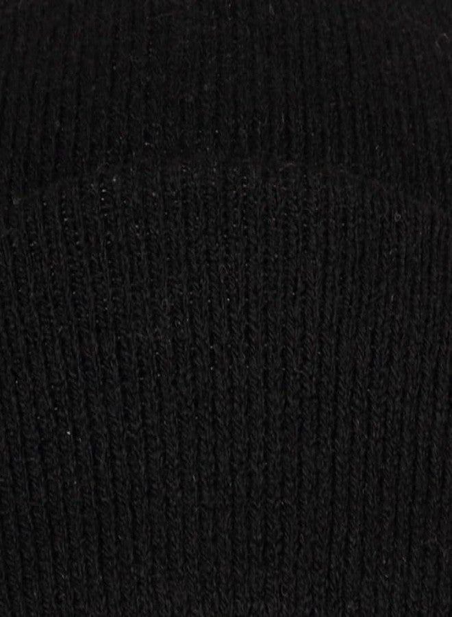 Zeki Women Woolen Winter Skull Cap Black - Image 3
