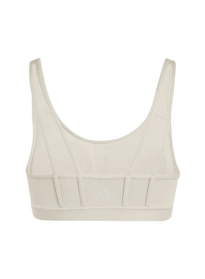 adidas Originals adidas All Me Ess Ms Beige Training Bra 2XSB