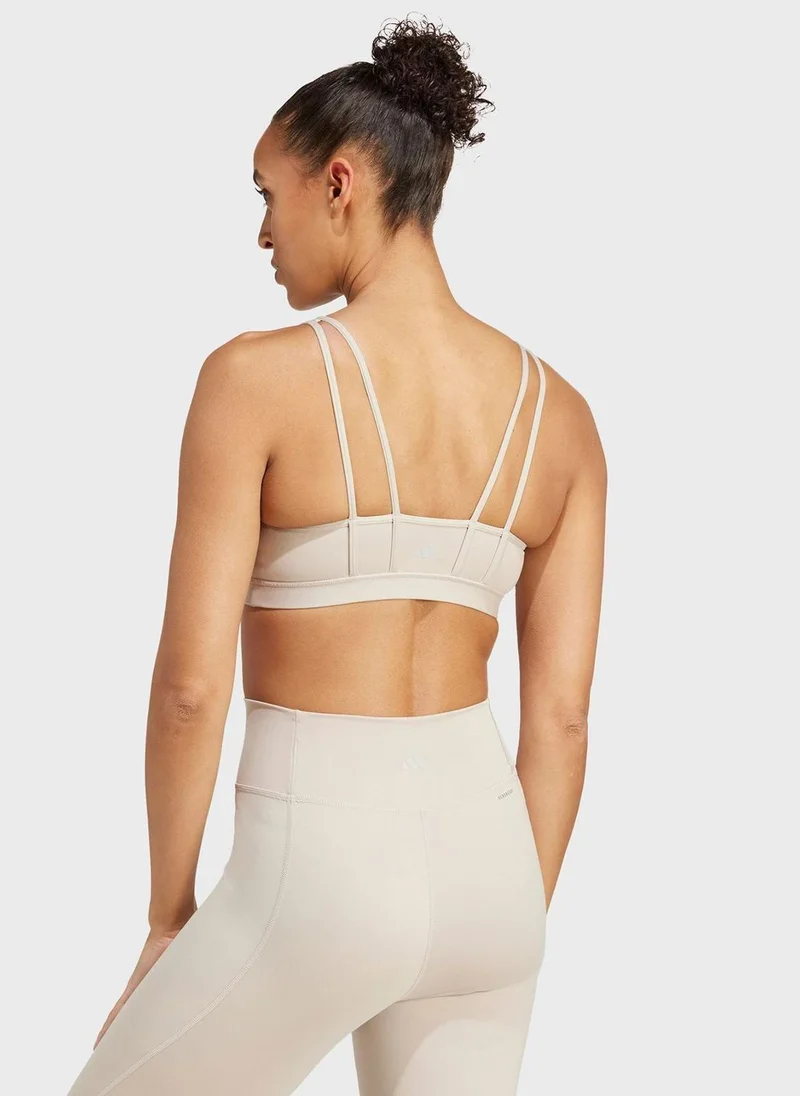 adidas Originals adidas All Me Ess Ms Beige Training Bra 2XSB
