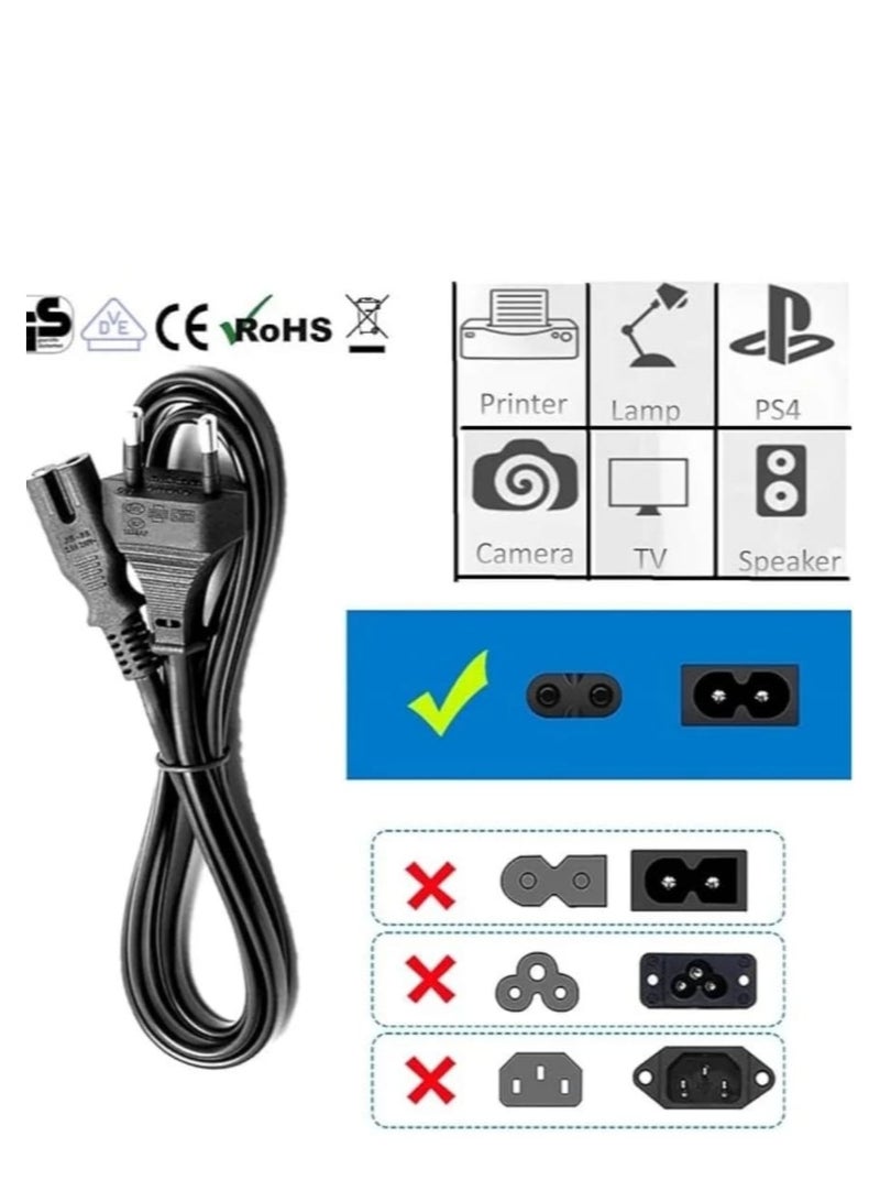 dual power cable1-meter black - Image 3