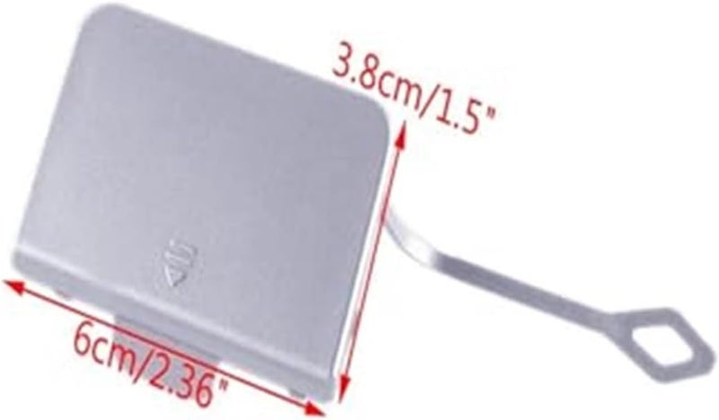 QASULER Front Bumper Tow Hook Cover for Mercedes-Benz C Class - Image 4