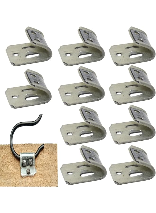 PROMASS مشابك أثاث التنجيد 20 قطعة لمشابك الربيع لأثاث الكراسي والأرائك لإصلاح الربيع - Image 1