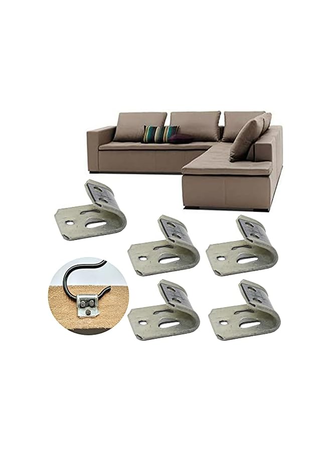 PROMASS مشابك أثاث التنجيد 20 قطعة لمشابك الربيع لأثاث الكراسي والأرائك لإصلاح الربيع - Image 4