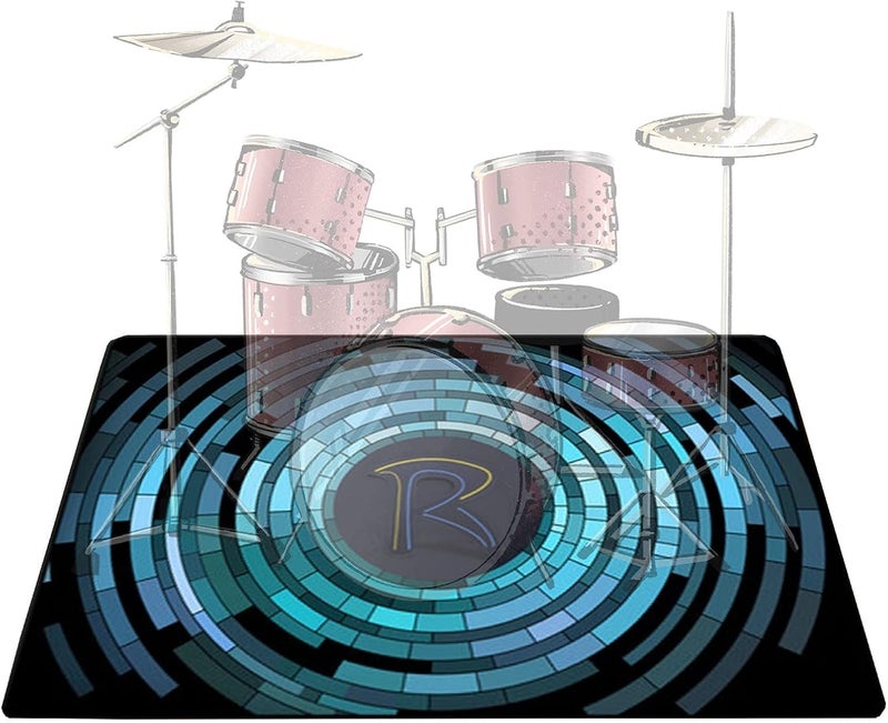 Softline Pro SP SPDM 003 Soundproof Drum Mat, Non-Slip, 200 x 160 cm, for Acoustic & Electronic Drum Kit - Image 2