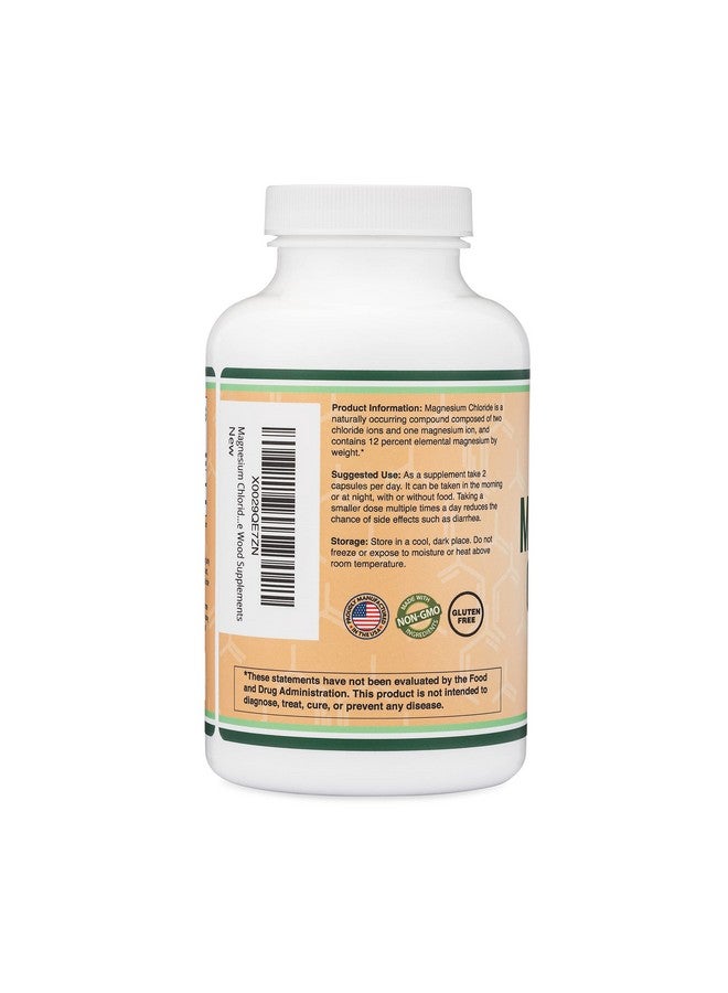 Double Wood Supplements روورو دي ماغنيسيوم) 180 كبسولة 1000 ملغ لكل حصة تدعم صحة الجهاز الهضمي والعظام مصنعة ومختبرة في الولايات المتحدة بواسطة دابل وود سوبليمنتس - Image 3