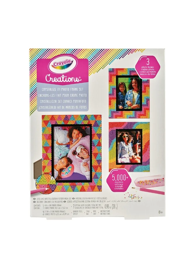 Crayola Crayola - Creations Crystalize It Set | Design and Decorate Accessories, Clothes, and Stationery - Includes Tools for Creative Projects - Craft Up to 30 Projects with Over 12,000 Pieces | Decorate Stickers, Bracelets, Journals, 8+