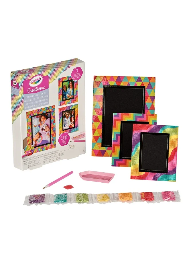 Crayola Crayola - Creations Crystalize It Set | Design and Decorate Accessories, Clothes, and Stationery - Includes Tools for Creative Projects - Craft Up to 30 Projects with Over 12,000 Pieces | Decorate Stickers, Bracelets, Journals, 8+