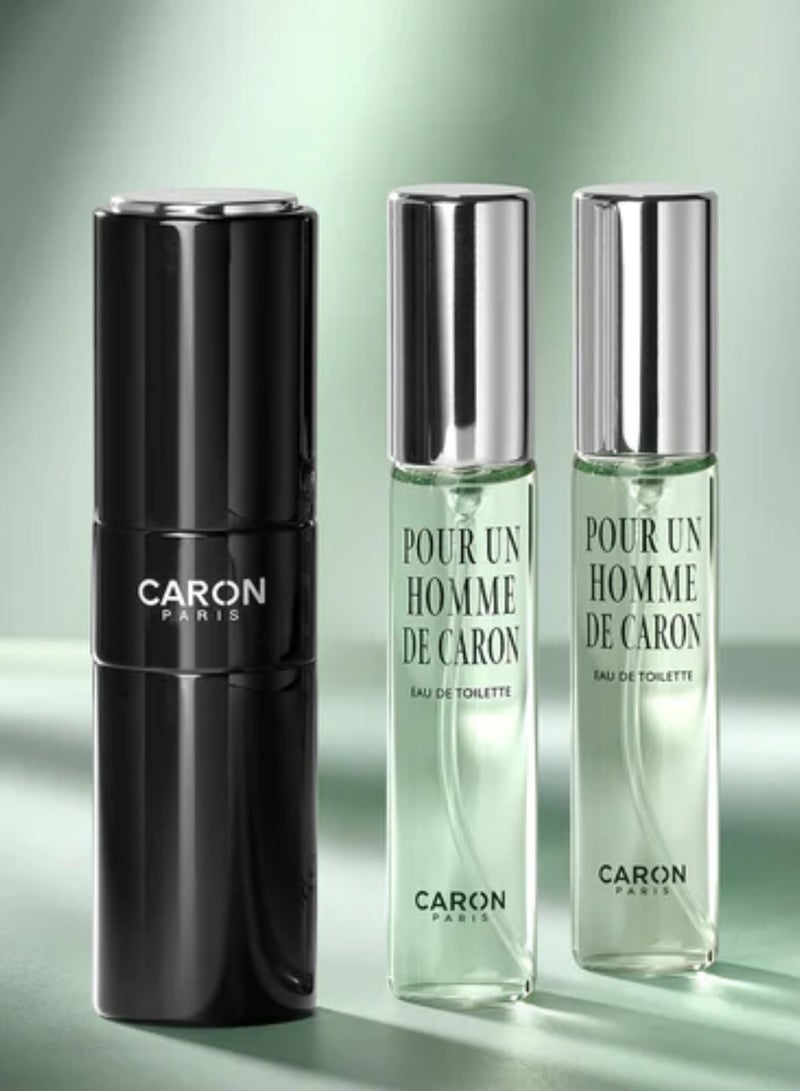 كارون طقم عطور السفر بور ان هوم من كارون - أو دي تواليت 15 مل 3 قطع - Image 2