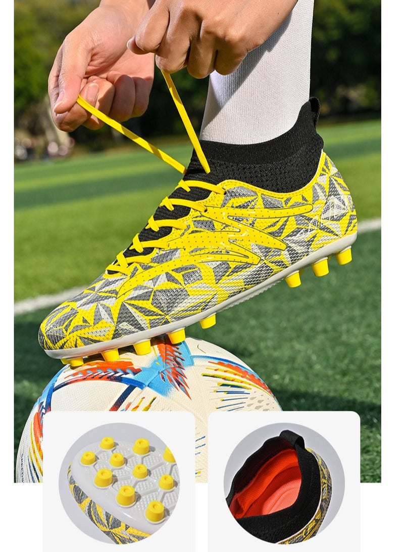 SKT Shiketro Men's Soccer Cleats For Outdoor Indoor Professional Youth Boys Soccer Cleats Unisex Soccer Cleats. - Image 4