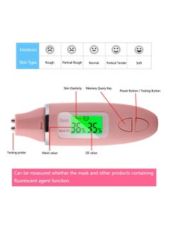 Semme Detector For Face, Skin Analyzer Machine Professional, Digital Skin Oil Sensor, Skin Analyzer Tester Water Oil Monitor LCD Display Monitoring Meter for Face and Body  - Image 2