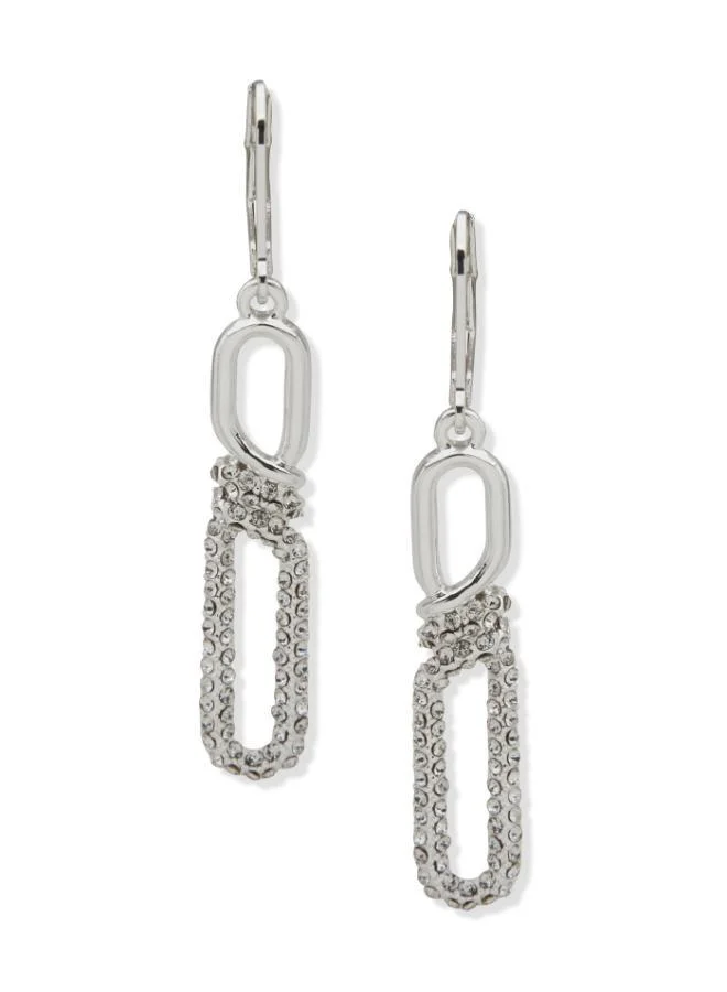 ناين ويست أقراط متدلية برابط ملتوي