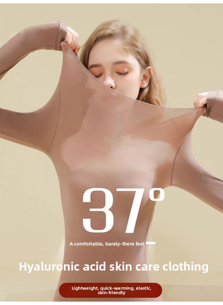 ماك جاباجز Women's large round neck long sleeve close-fitting moisturizing base - Image 1