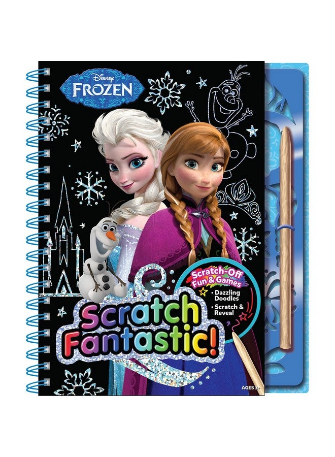 Bendon Disney Frozen Elsa & Anna Coloring And Activity Book Scratch Fantastic (Scratch Off) - Image 2