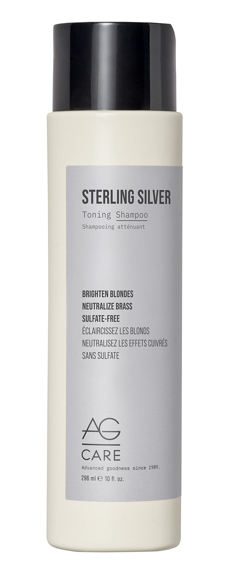 AG Care AG Hair Cosmetics Sterling Silver Toning Shampoo for Unisex  10 oz Shampoo