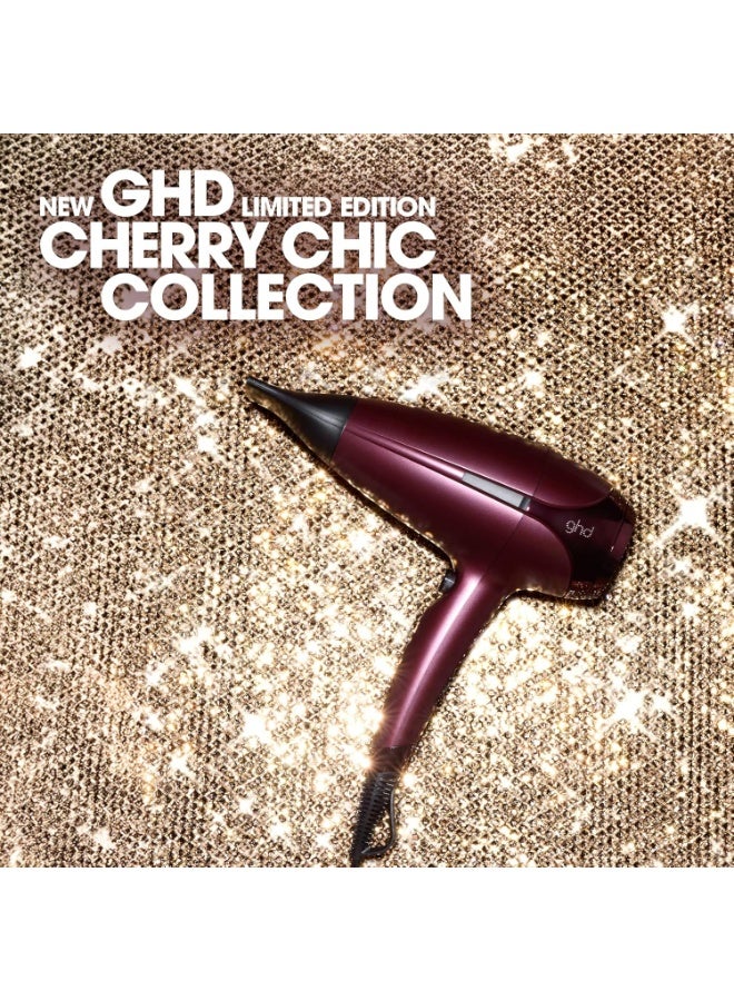 ghd Helios Hair Dryer ― 1875w Professional Blow Dryer | Limited Edition in Cherry Chic | Longer Life + Brushless Motor Lightweight Hair Dryer for Salon-Worthy Blowout - Image 2