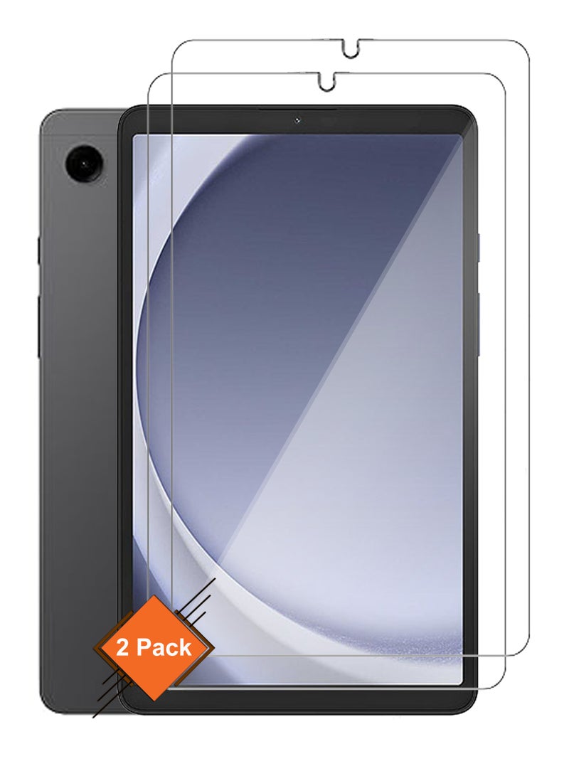 Pack of 2 For Samsung Galaxy Tab A9 8.7 inch Tempered Glass Screen Protector – High Transparency, Delicate Touch, Anti-Explosion, Smooth Arc Edges, Easy Installation, Screen Protector for Samsung Galaxy Tab A9 8.7 inch - Image 1