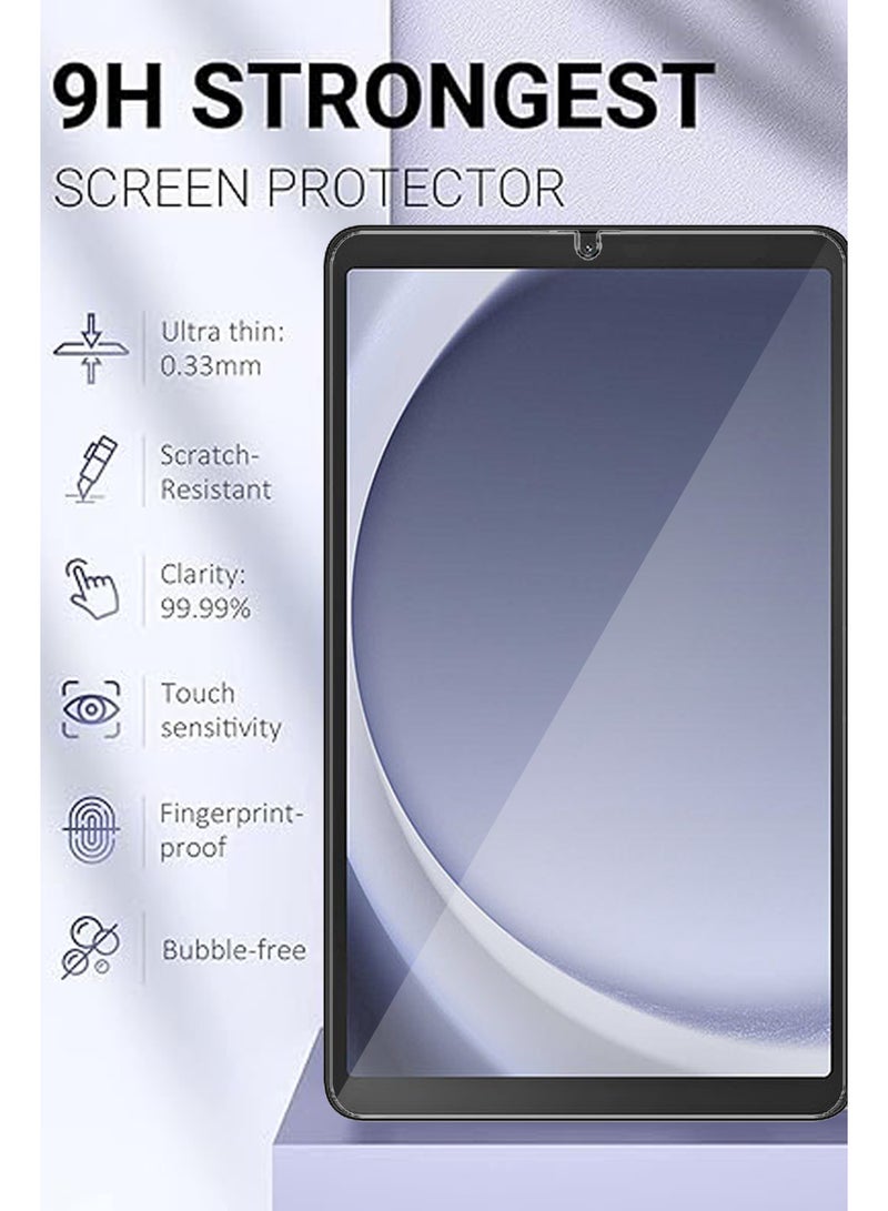 Pack of 2 For Samsung Galaxy Tab A9 8.7 inch Tempered Glass Screen Protector – High Transparency, Delicate Touch, Anti-Explosion, Smooth Arc Edges, Easy Installation, Screen Protector for Samsung Galaxy Tab A9 8.7 inch - Image 4