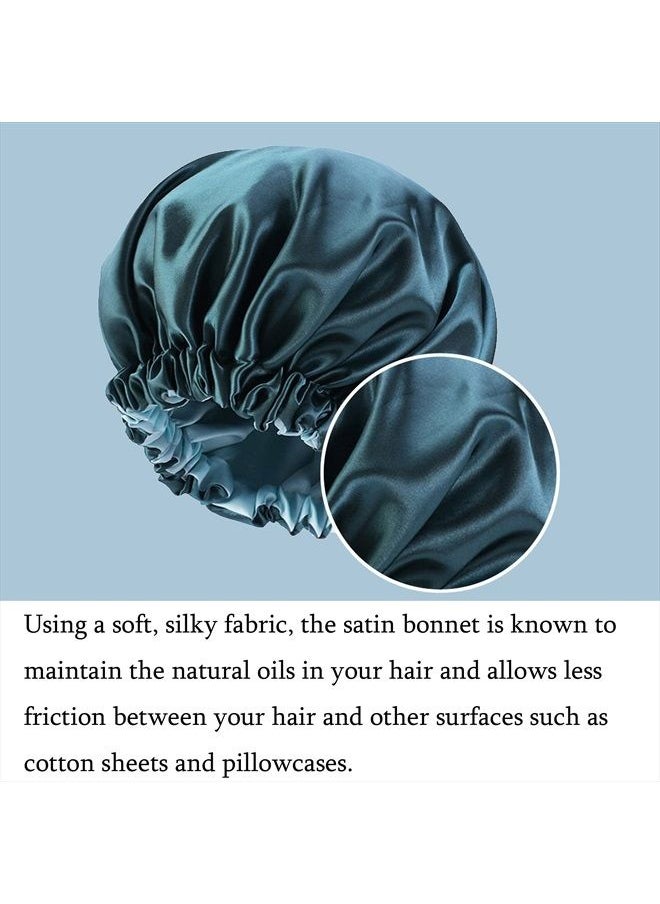Edoneery - Satin Silk Hair Bonnet for Sleeping for Women, Natural Hair - Image 1