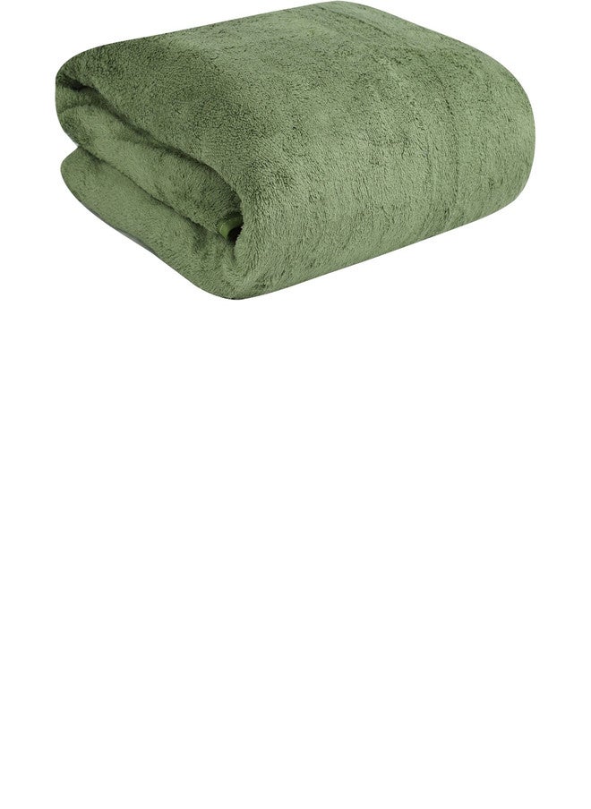 Fezora Peach-Coloured Microfiber 450 GSM Breathable 3 Pieces Adult Regular Bath Towels - Image 3