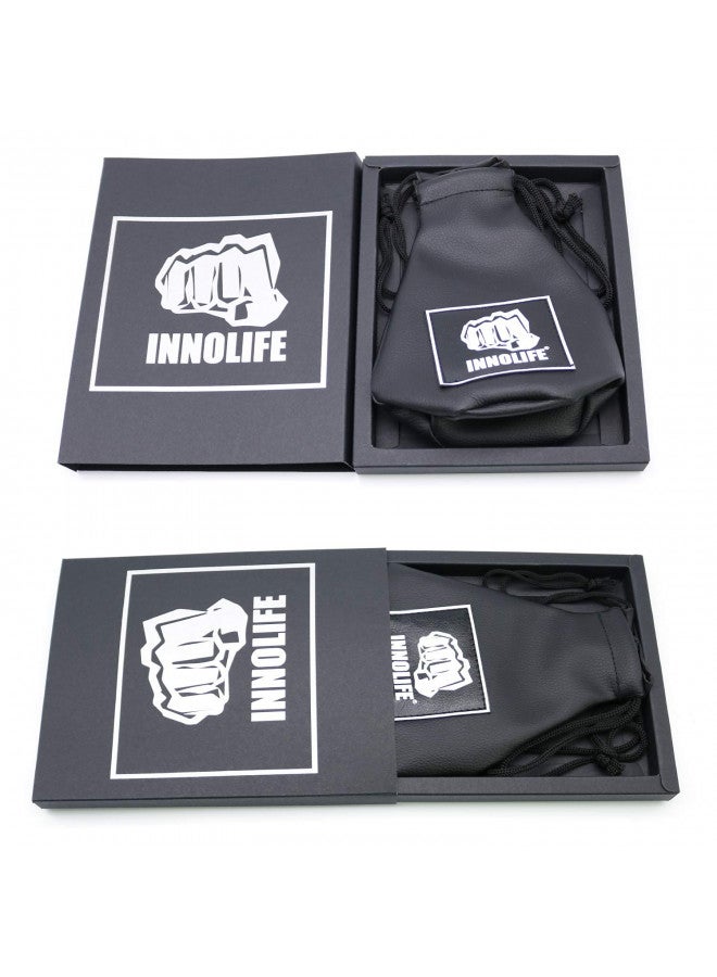INNOLIFE Boxing Slip Bag, Boxing Dodge Hide Speed Bag Maize Ball Leather Ball for Reflex Training, Boxing, Kickboxing, MMA Pendulum Training (Filler Already Included) - Image 4