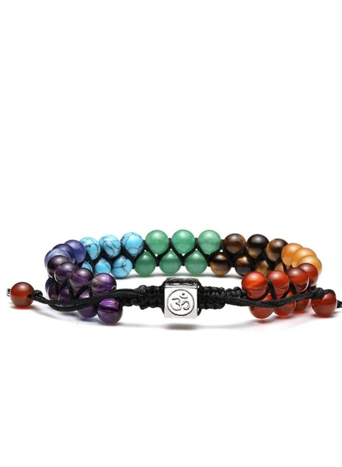 MIRFA 7 Chakras Healing Crystals Bracelet  - Image 1