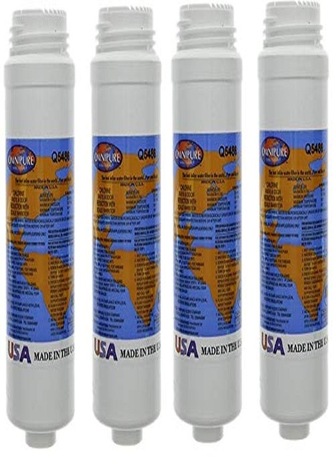 أومني بيور فلتر مياه Omnipure Q5486 Q-Series GAC والفوسفات (عبوة من 4 قطع) - Image 1