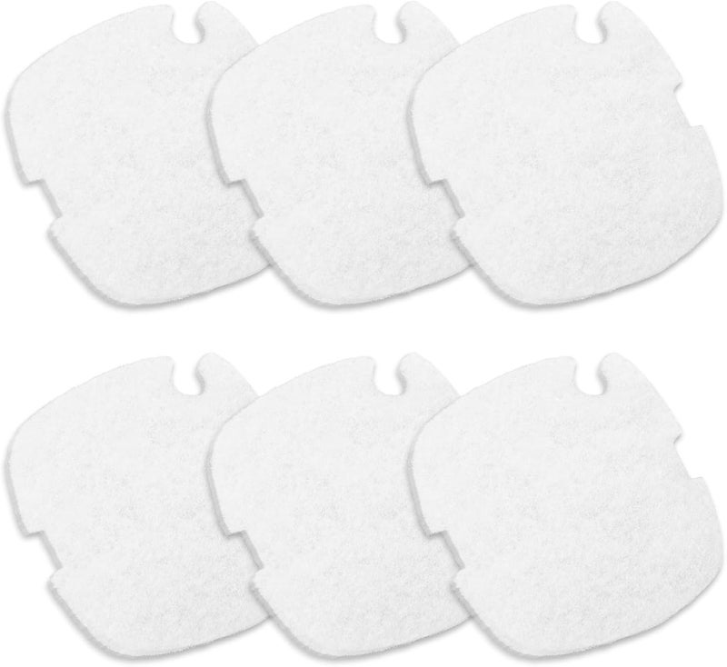 HWEIUA 6 Pack Water Polishing Pads Replacement Rite Size S Polishing Filter Pads, Mechanical Filter Media for Aquariums Fits Marineland C-Series and Magniflow 160,180, 220 & 250 Canister Filters - Image 1