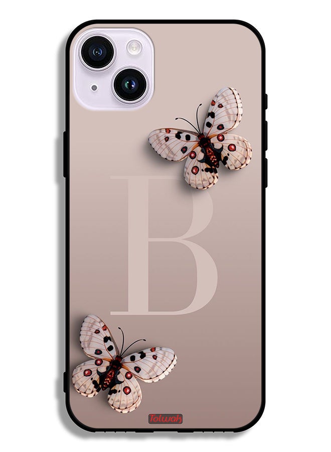 Tolwak Apple iPhone 14 Protective Case B Butterflies - Image 2