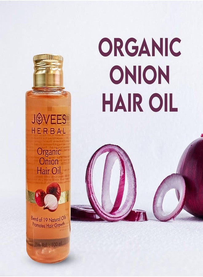 JOVEES HERBAL Organic Onion Hair Oil- 100ml - Image 3