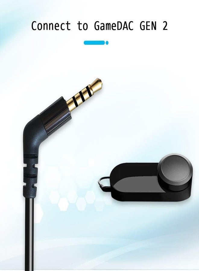 Knomix سلك بديل من Knomix متوافق مع سماعة الرأس السلكية SteelSeries Arctis Nova Pro (3.5 ملم إلى 3.5 ملم) - Image 5