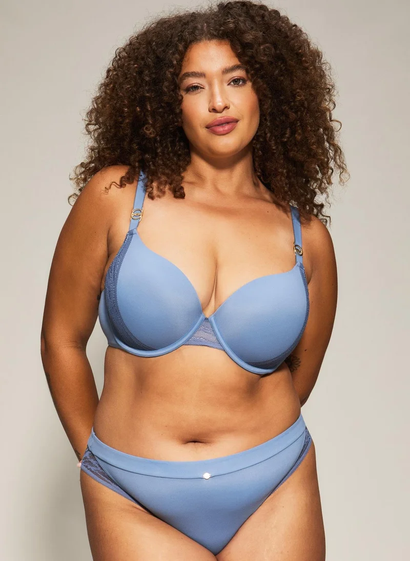 آن سمرز Ann Summers Charlotte Padded Plunge Light Blue