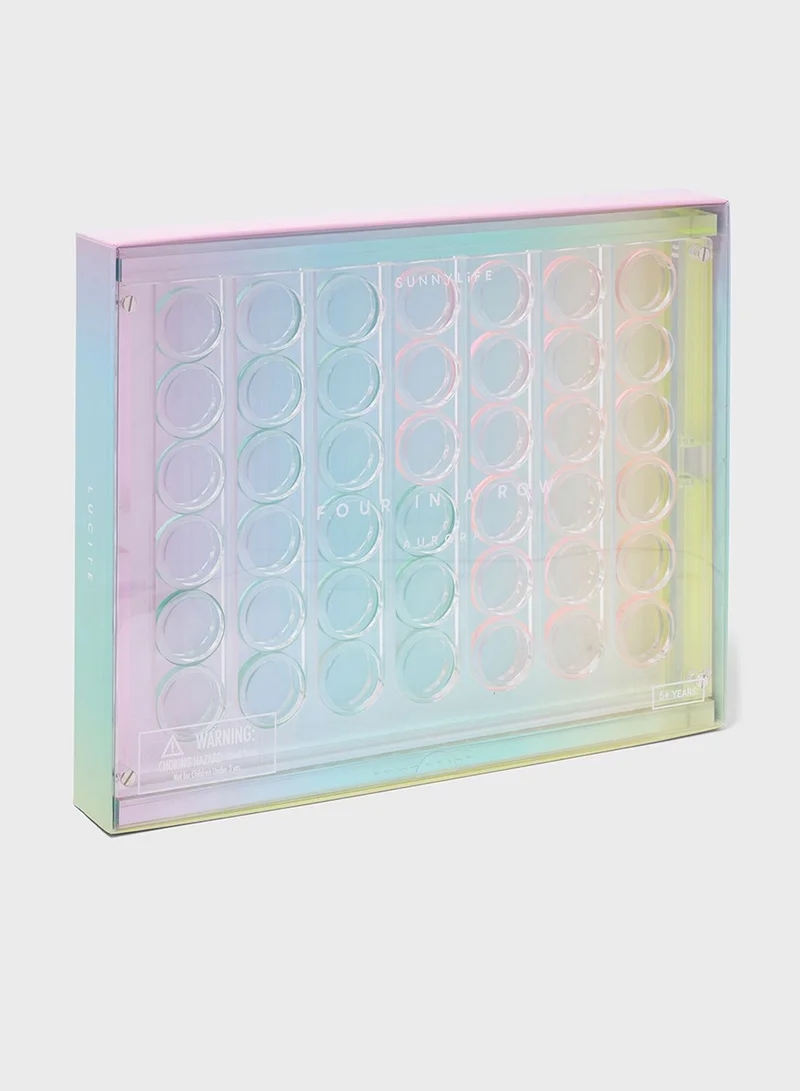 SUNNY LIFE Lucite Aurora 4 In A Row