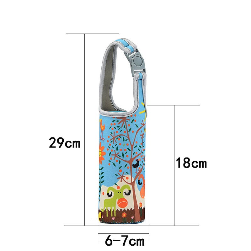 Insulated Cartoon Cup Sleeve Neoprene Simple Design Cartoon tree cow 