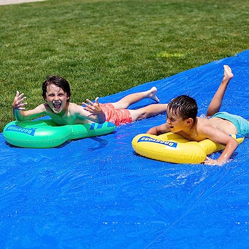 BACKYARD BLAST  50 x 10 Heavy Duty Waterslide  Includes Rider Sprinkler Carrying Bag  Extra Thick to Prevent Tears  Rips  Easy to Assemble - Image 1