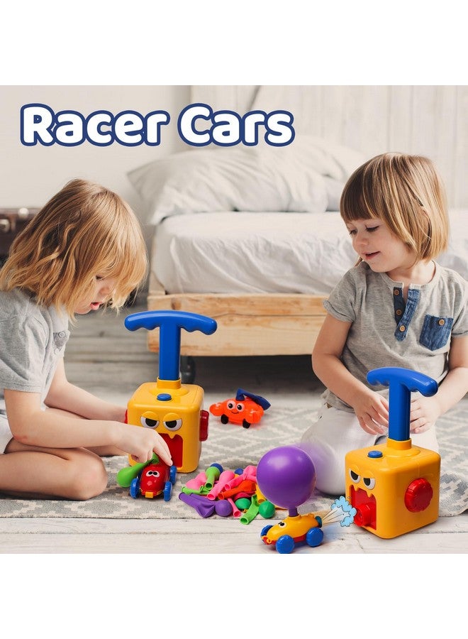 LiKee LiKee Balloon Powered Toys Monster Face Pump for 3+ Years Old Boys Girls, Car Racers Birthday Party Supplies Preschool Educational Science STEM Toys with Manual Balloon Pump for Kids - Image 4