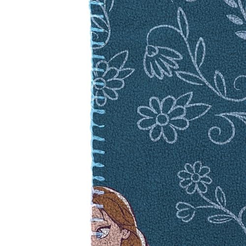 Jay Franco Kids Plush Throw Blanket – Soft & Cozy Fleece Throw for Bedroom & Couch Décor, Official Licensed Product, Blue - Frozen, 40x50 - Travel Blanket - Image 4