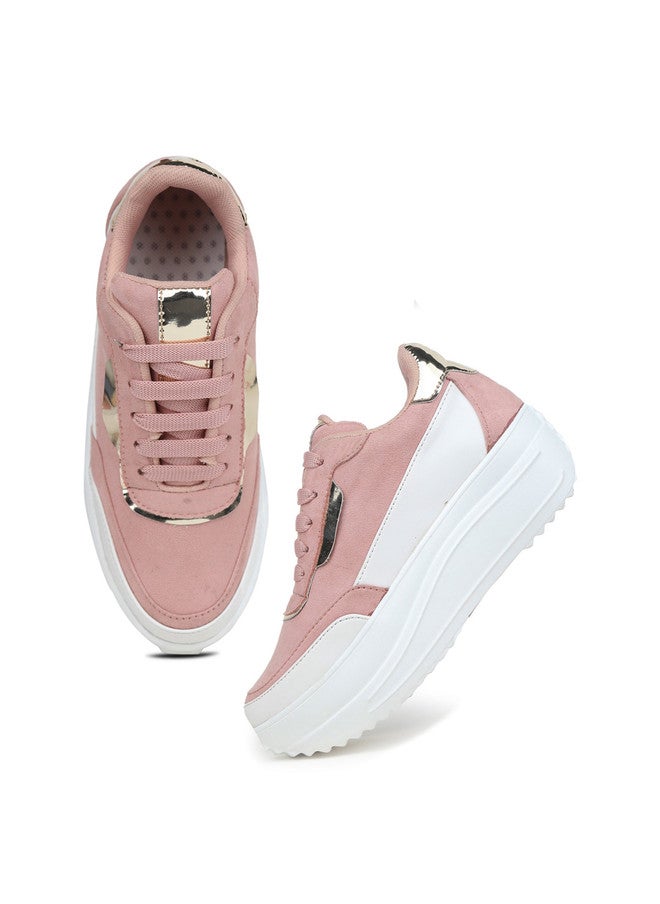 She Zone Shezone Women Colourblocked Sneakers - Image 2