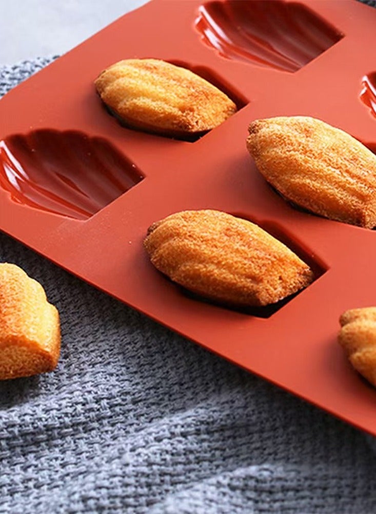 20 تجويف ميني مادلين صينية شل شكل كعكة قالب البسكويت البسكويت تحميص صينية يدوية صابون قالب أدوات المطبخ الطوب اللون - Image 4