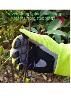 Y&D Gardening Gloves - Thorn-Proof Work Puncture-Proof Long Sleeve Hardy Safety for Men and Women Firm Grip (L)  - Image 5