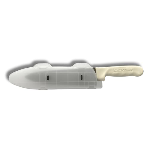 Agilux Blade Guard Knife Blade Protection Cover, Secure Fit Sheath for Storage or Transport – Chef’s Kitchens, Travel & Outdoor Use, Dishwasher Safe BPA-Free (Clear, 10") - Image 1