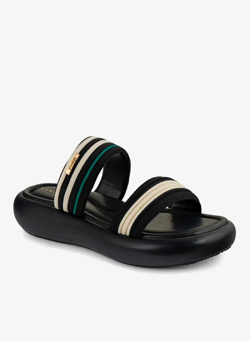 فينتشي صنادل مسطحة متعددة الأحزمة للنساء