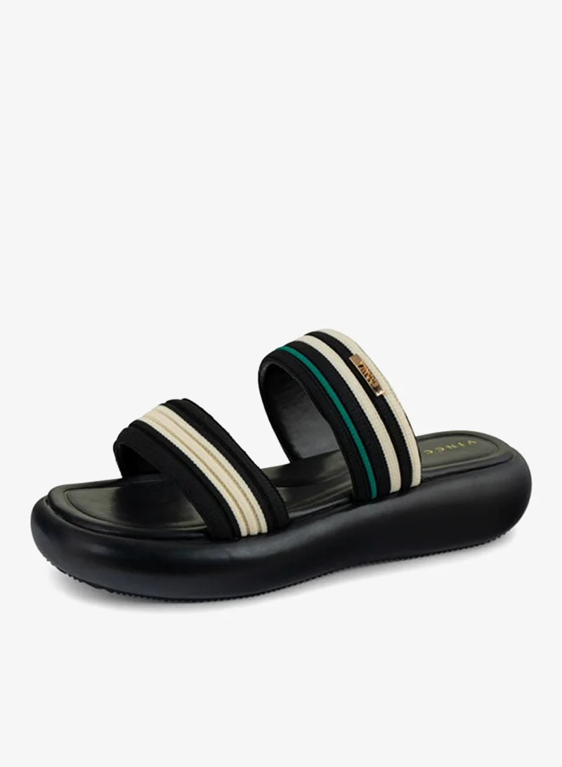 فينتشي صنادل مسطحة متعددة الأحزمة للنساء