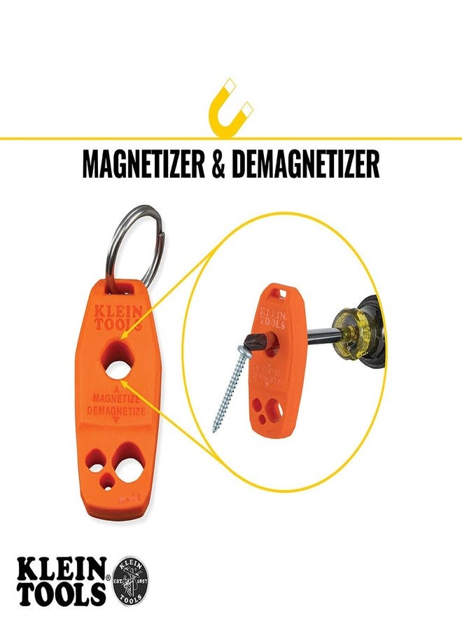 Klein Tools 85148 Screwdriver Set with Magnetizer/Demagnetizer for Magnetic Tips, Flathead and Phillips, Home Improvement, 9-Piece - Image 2