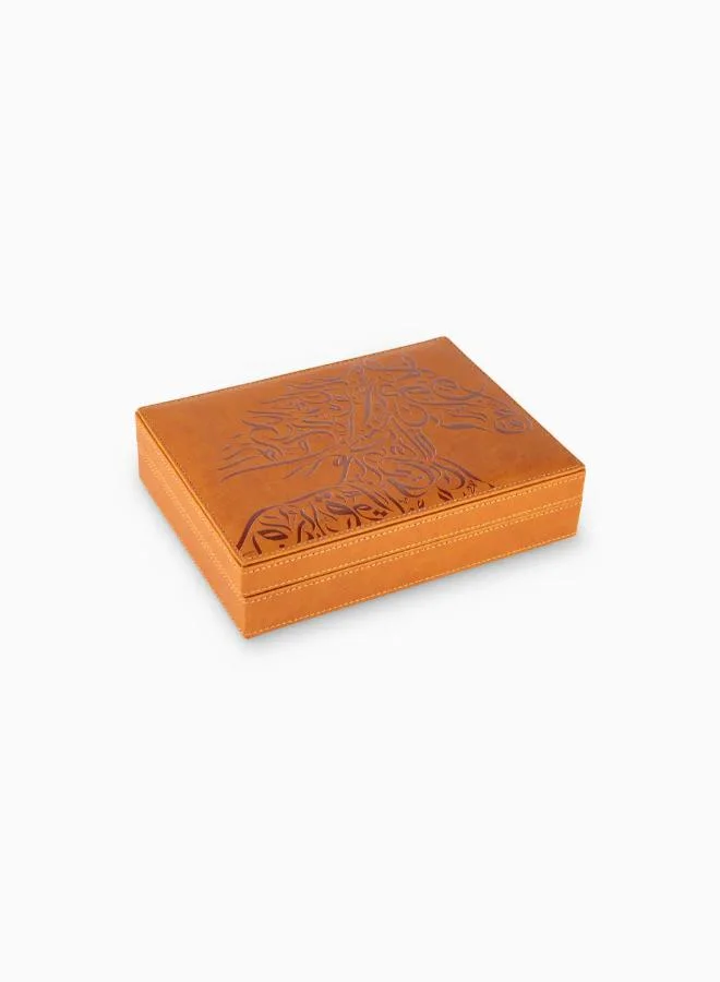 Silsal Sahara Leather Beads Box