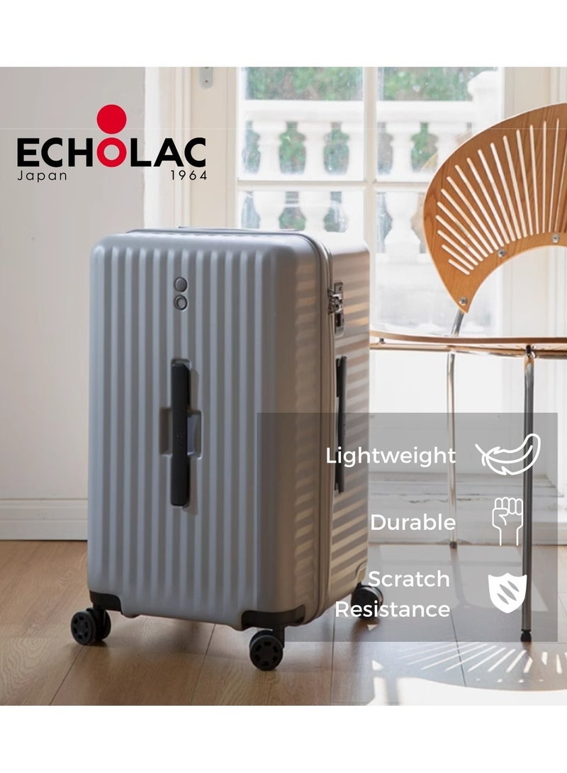 إيكولاك حقيبة سفر ترولي صلبة من إيكولاك مقاس  بوصة رمادي - Image 1