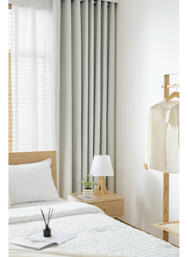 QBAID Blackout Curtain 1 Panel – Multiple Sizes & Colors – Grommets / Hooks / Back Tab – Light Reducing Window Curtain for Privacy - Image 5
