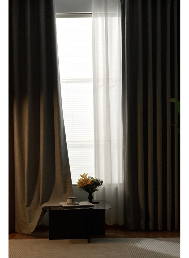 QBAID Blackout Curtain 1 Panel – Multiple Sizes & Colors – Grommets / Hooks / Back Tab – Light Reducing Window Curtain for Privacy - Image 3