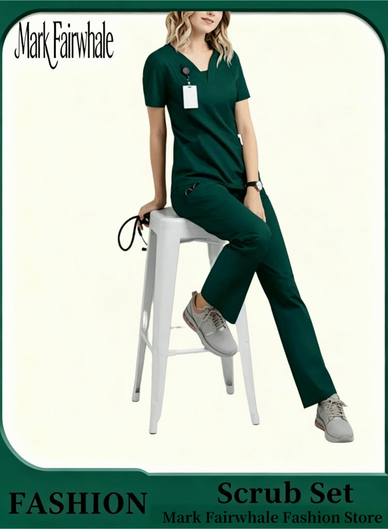 Mark Fairwhale New Minimalist V-Neck Short Sleeved Straight Leg Pants Medical Kit - Image 1