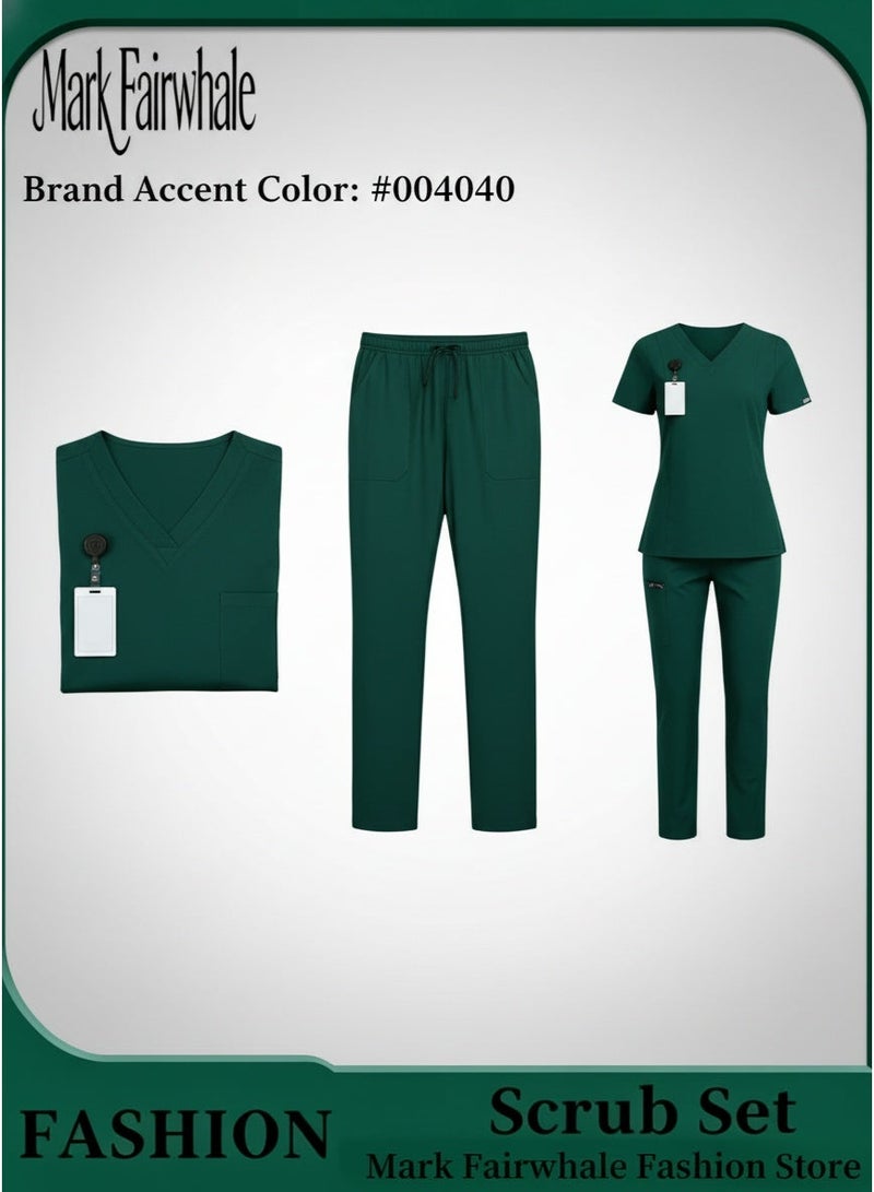 Mark Fairwhale New Minimalist V-Neck Short Sleeved Straight Leg Pants Medical Kit - Image 5