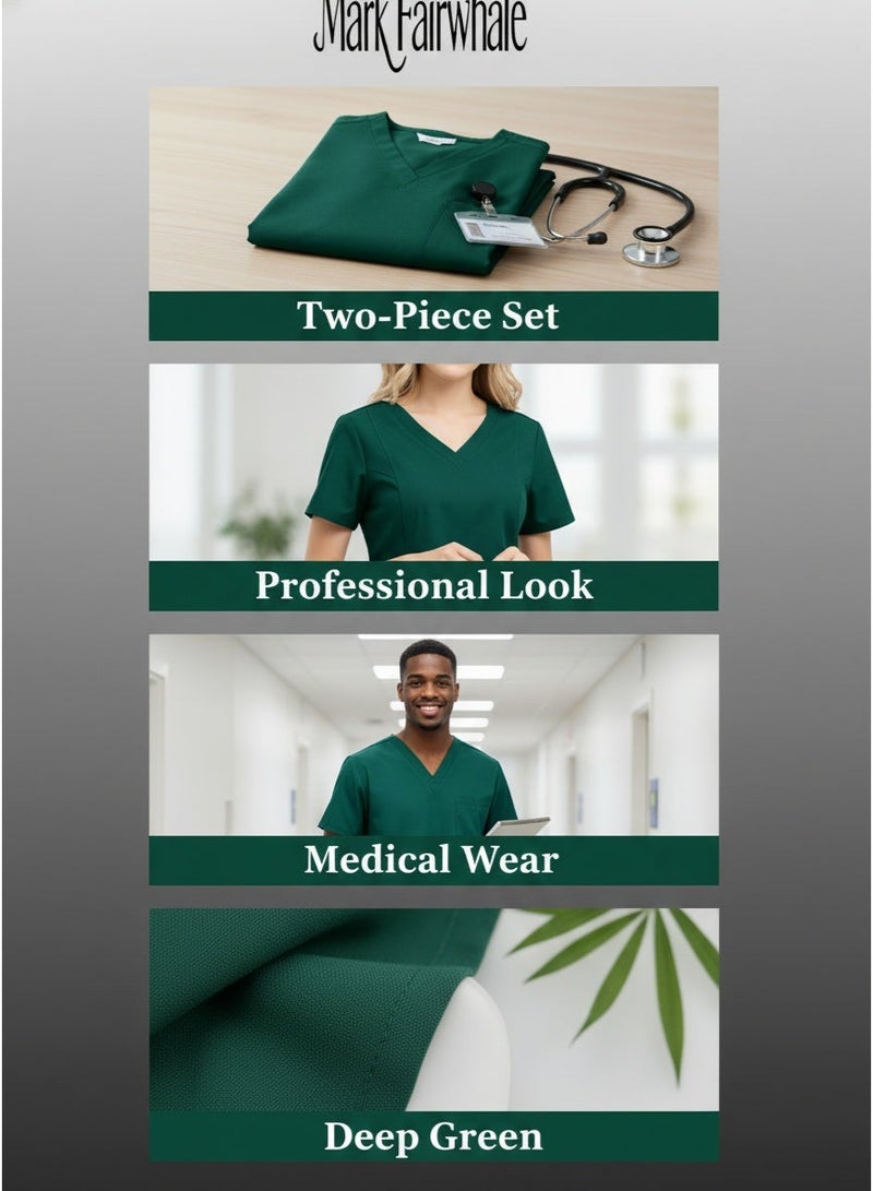 Mark Fairwhale New Minimalist V-Neck Short Sleeved Straight Leg Pants Medical Kit - Image 2
